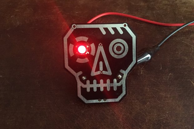 RoboSkull Badge aka Terminator Badge