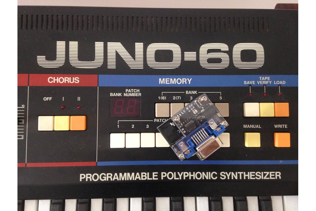 Oldschool MIDI-DCB adaptor  for Roland Juno 60 1
