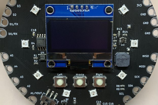CircuitPython Badge / Virtual Pet Platform