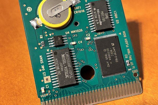 Gameboy MBC1 Flash Cart - 2MB Flash ROM