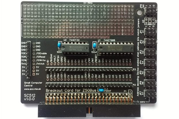 SC512 Prototyping Breakout Card Kit for Z50Bus