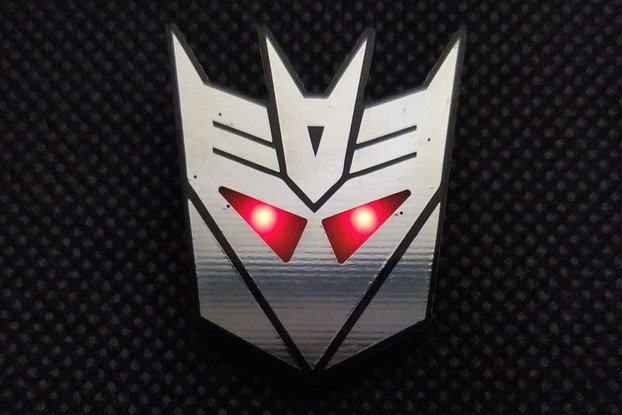 Decepticons rise up - pin badge