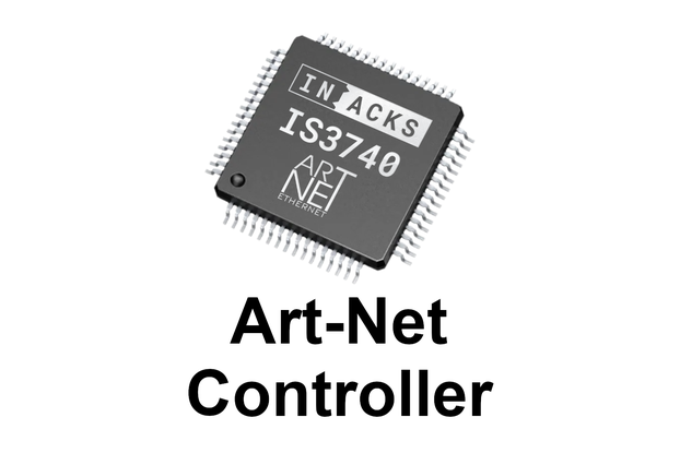 Art-Net Controller from SPI (IS3740)