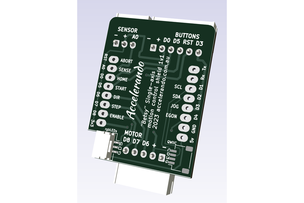 Betsy Single Axis Motion Shield 1