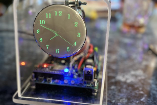 Mini Oscilloscope Clock DG7-3 Cathode Ray Tube 3"