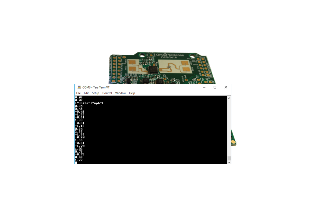 Short Range Radar Sensor OPS241-A 1
