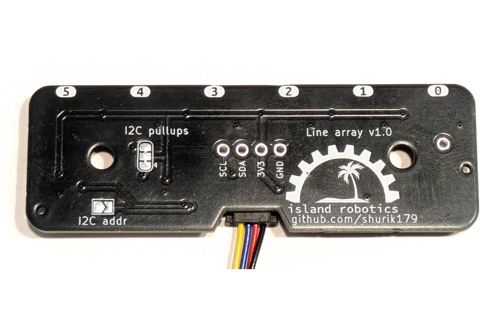 Reflectance sensor array with i2c interface 1
