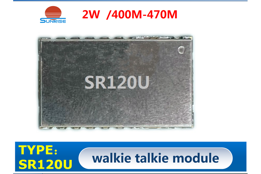 SR_FRS_2WUS  Two way radio module( 2W /400-470M) 1