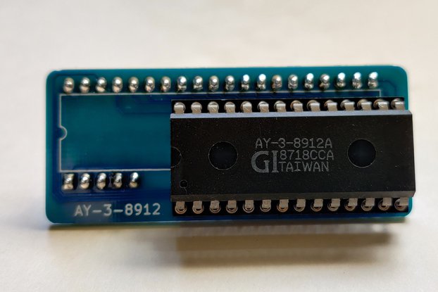 Adapter PCB for AY-3-8912 sound chip to AY-3-8910