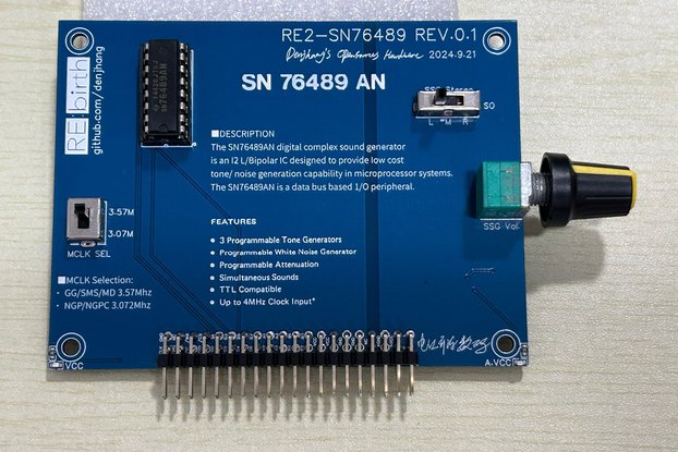 RE2-SN76489 - Project RE:birth 2nd Sound Card