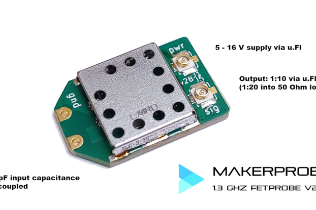 1300 MHz FETProbe, V2