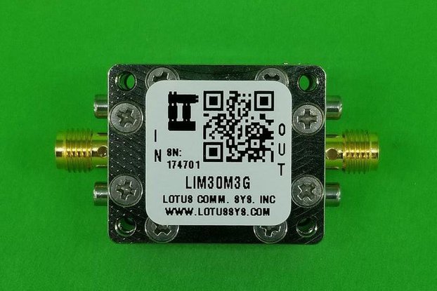Limiter 30 - 3000 MHz (+12 to 30 dBm)