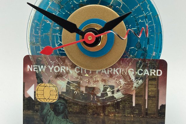 NYC Parking Card & CD Clocks-1953 and other token