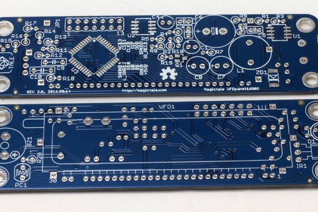 VFD 16 Segment 8 Digits Panel - One Bare PCB 