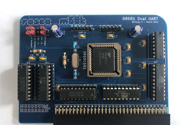 XR68C681 Dual UART Expansion for rosco_m68k