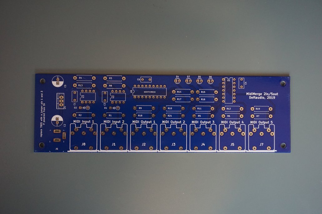 Eurorack Faceplate and Synth IO kit Raspberry Pi 4 from Deftaudio on Tindie