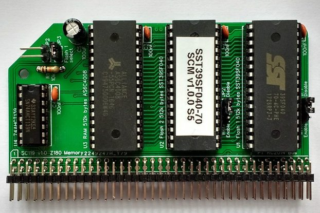 SC119 RCBus Z180 Memory Module Kit