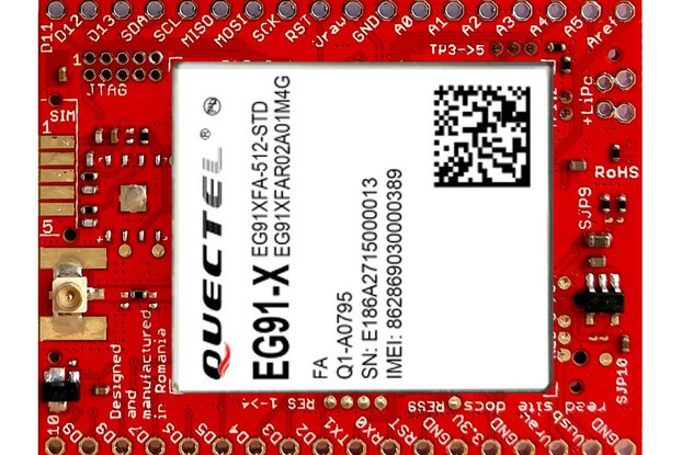 xyz-mIoT w. EG91E (ARM0 shield + 4G 3G 2G modem )
