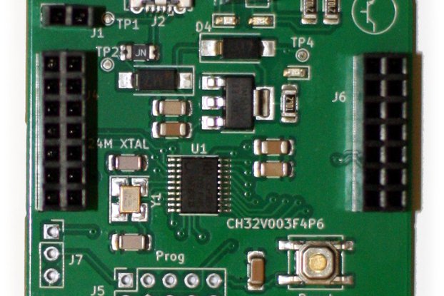 Nunki electronic board CH32V003 Microcontroller