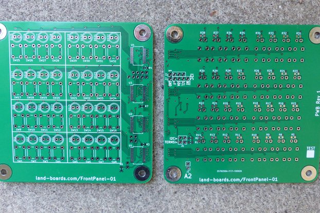 Front Panel for some Microprocessors (PCB only)