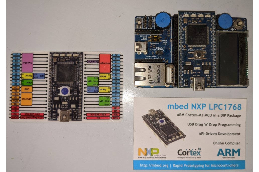 mbed ARM board + applications board 1