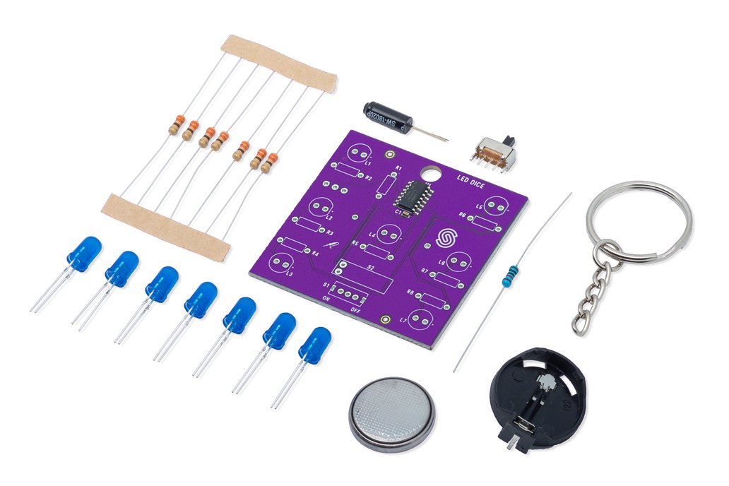 LED dice Solder kit 1