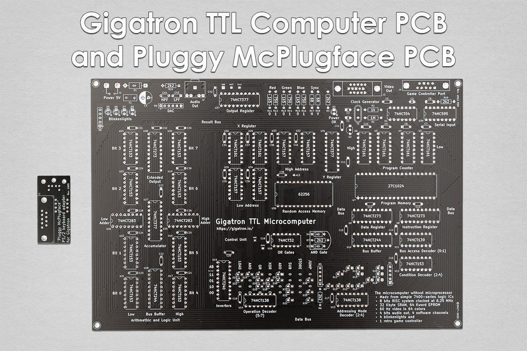 Gigatron TTL Computer PCB 1