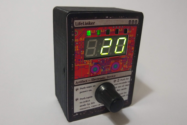 Electronic dice, timer and life counter.