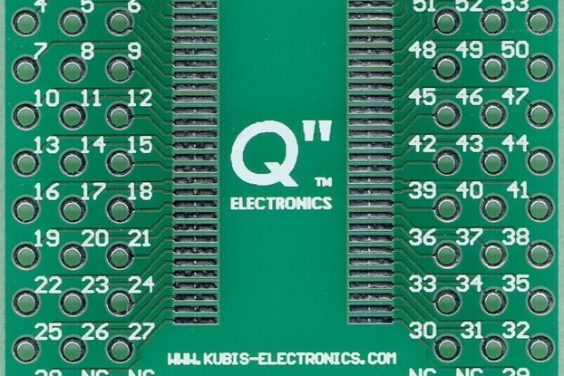 QSOP56 0.635mm(0.025") to 2 x IDC3x10.