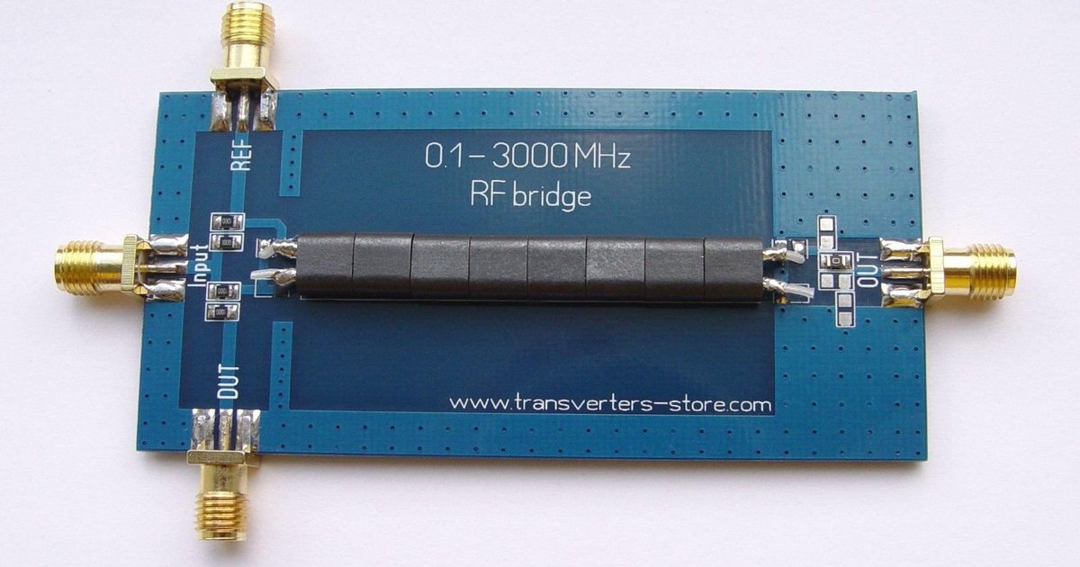 RF SWR Reflection Bridge 0.1-3000 MHZ Antena Analizador VHF VSWR Retorno