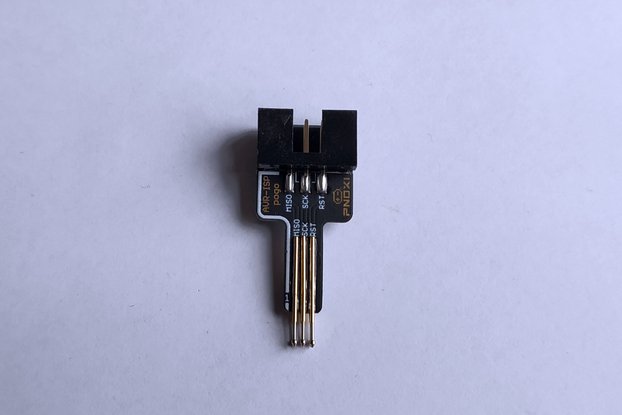 AVR-ISP Pogo Pin Adapter (2x3 IDC,2x3 Pogo 1.27mm)