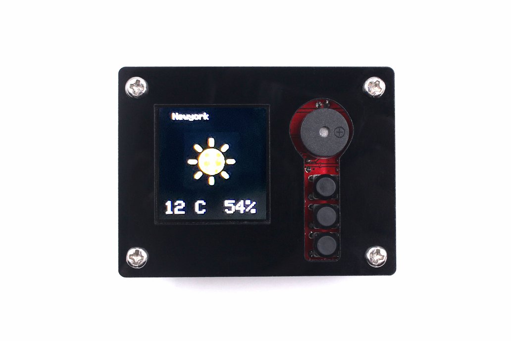 DIY ESP32 SmartClock Kit with Weather Forecasting 1