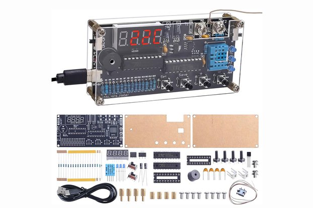 DIY Digital Thermometer Soldering Practice Kit