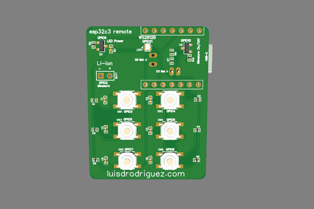 ESP32 Remote 6 Button RGB