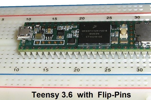 Flip-Pins for Teensy 3.5 or 3.6 (4 sets)