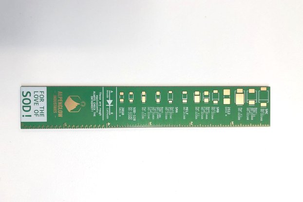 For the Love of SOD! PCB Ruler