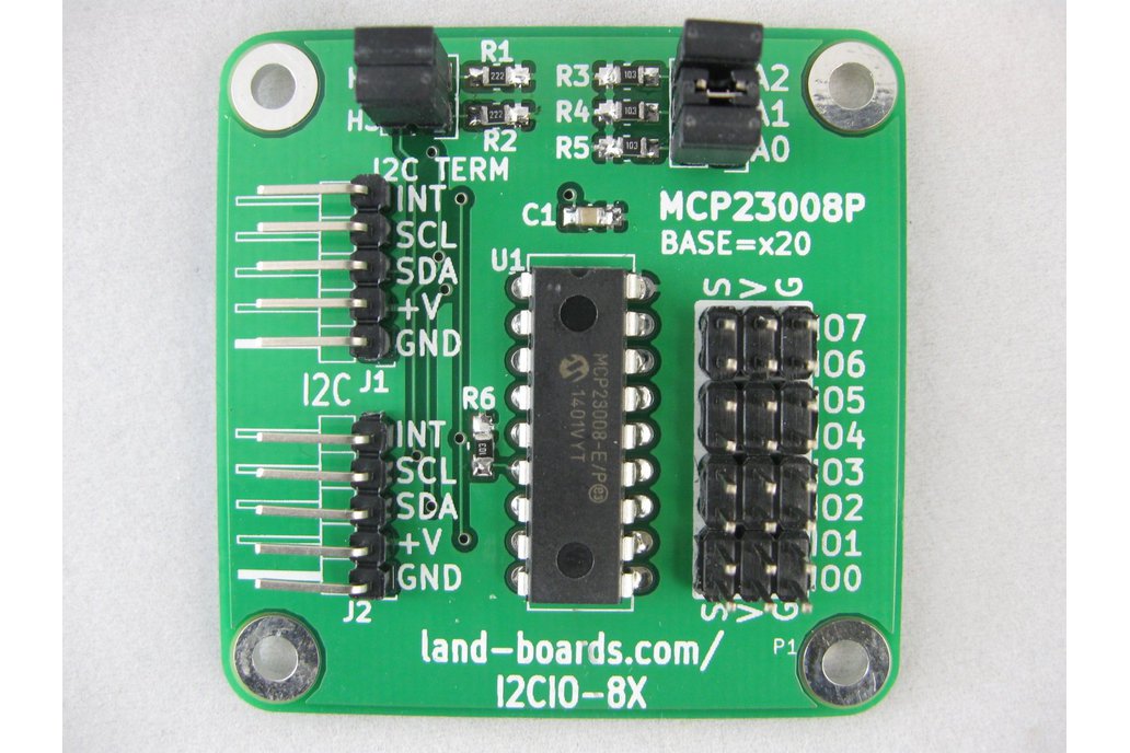 I2C 8-bit I/O MCP23008 (I2CIO-8X) 1