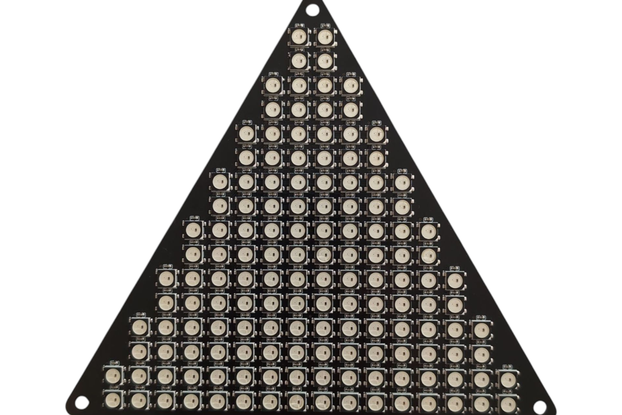 Triangle leds matrix - 144 WS2812B-B/W