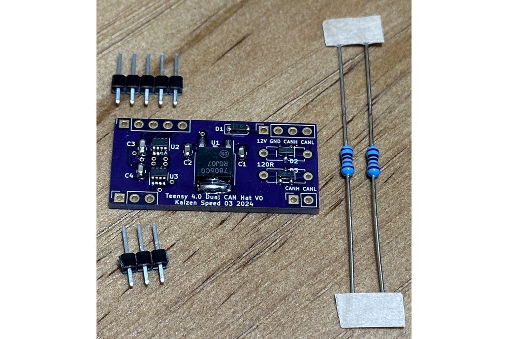 Automotive Teensy 4.0 Dual CANbus Hat 1