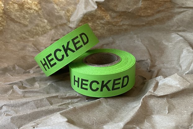hecked tape