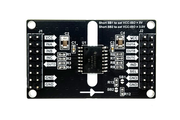 4-Ch Digital Isolator (3/1) with Isolated DCDC