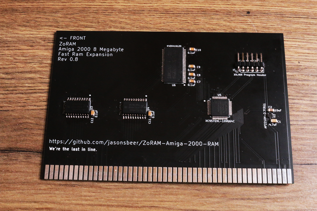 Amiga A2000 8MB RAM expansion - Memory Zorro II 2 RetroFletch on Tindie