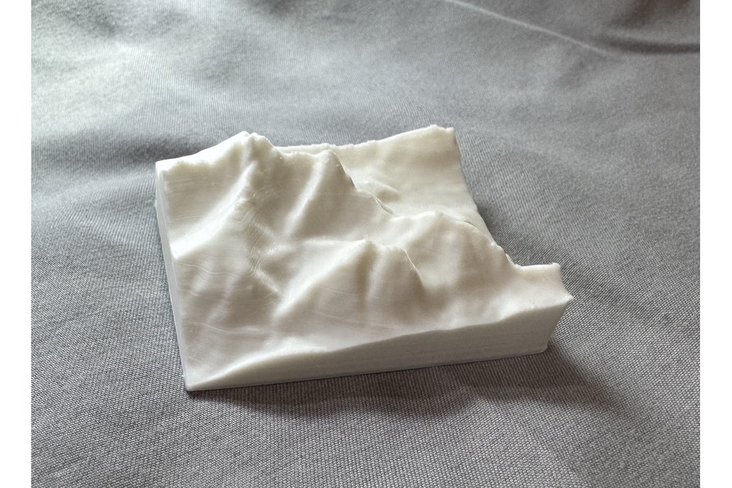 Custom 3D Printed Mountains and Terrain 1
