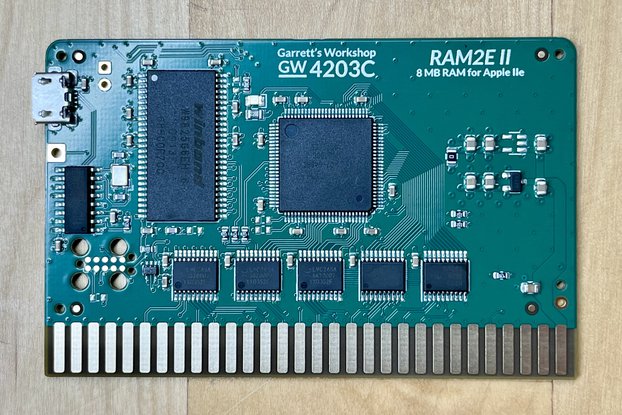 RAM2E II (GW4203C) -- 8MB RAM for Apple IIe