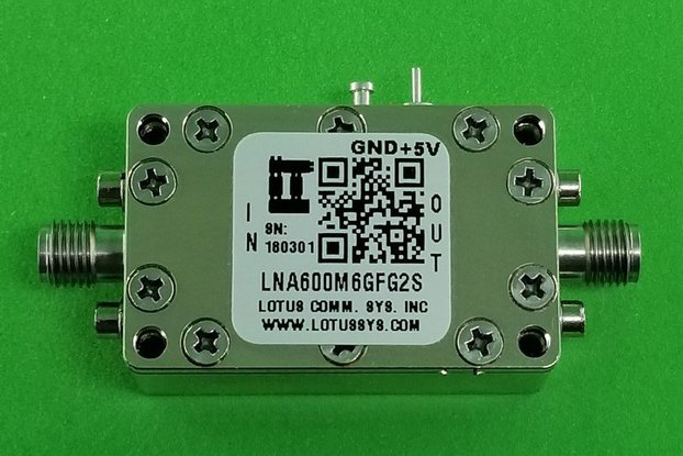 Amplifier LNA 0.9dB NF 600M~6000 MHz 39dB Gain