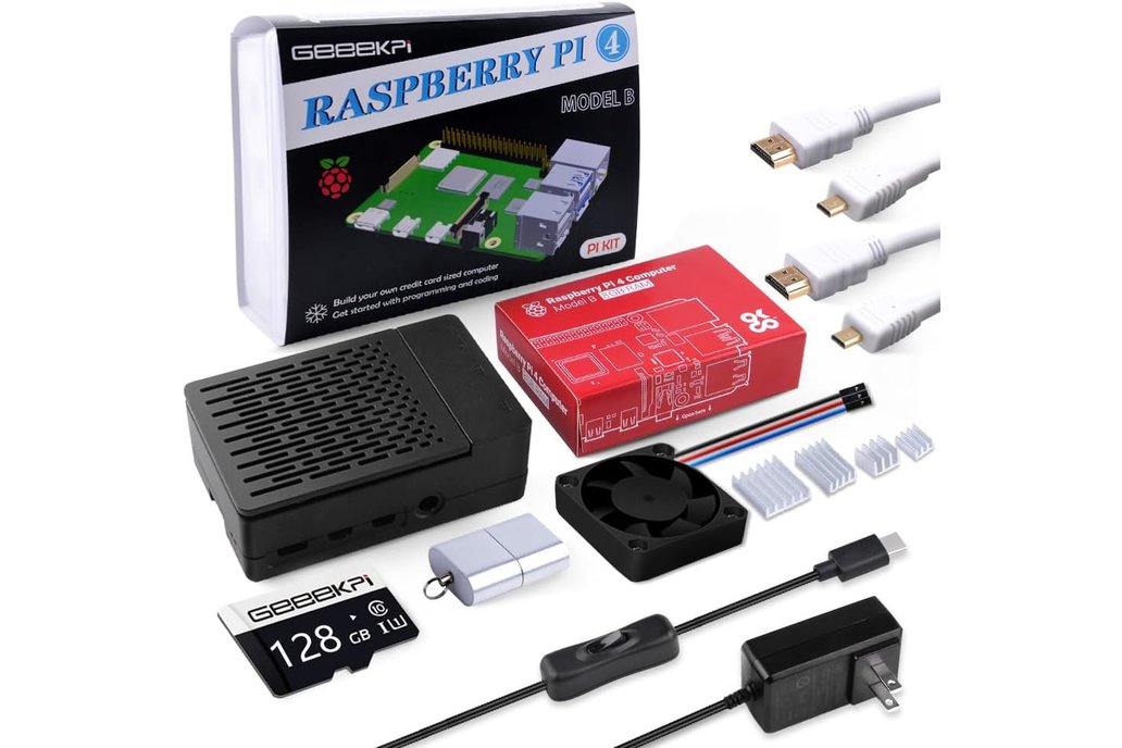 52Pi Raspberry Pi 4 8GB Starter Kit-128GB Edition 1