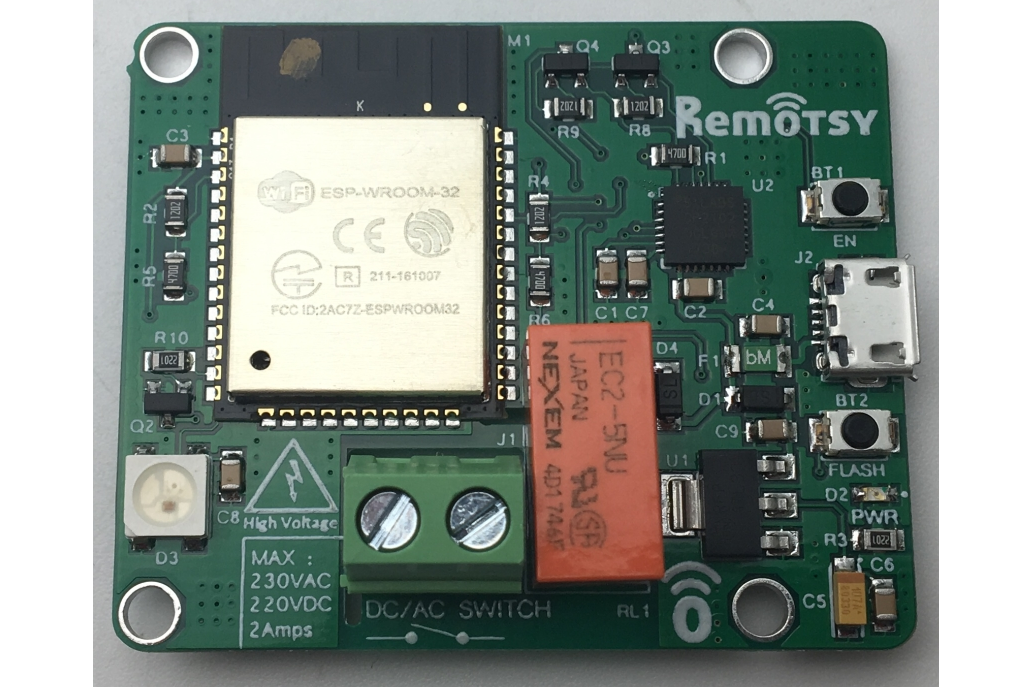 Simple developer relay board using the ESP32 1