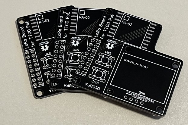 LoRa on PoE ESP32 Board (PCB only)