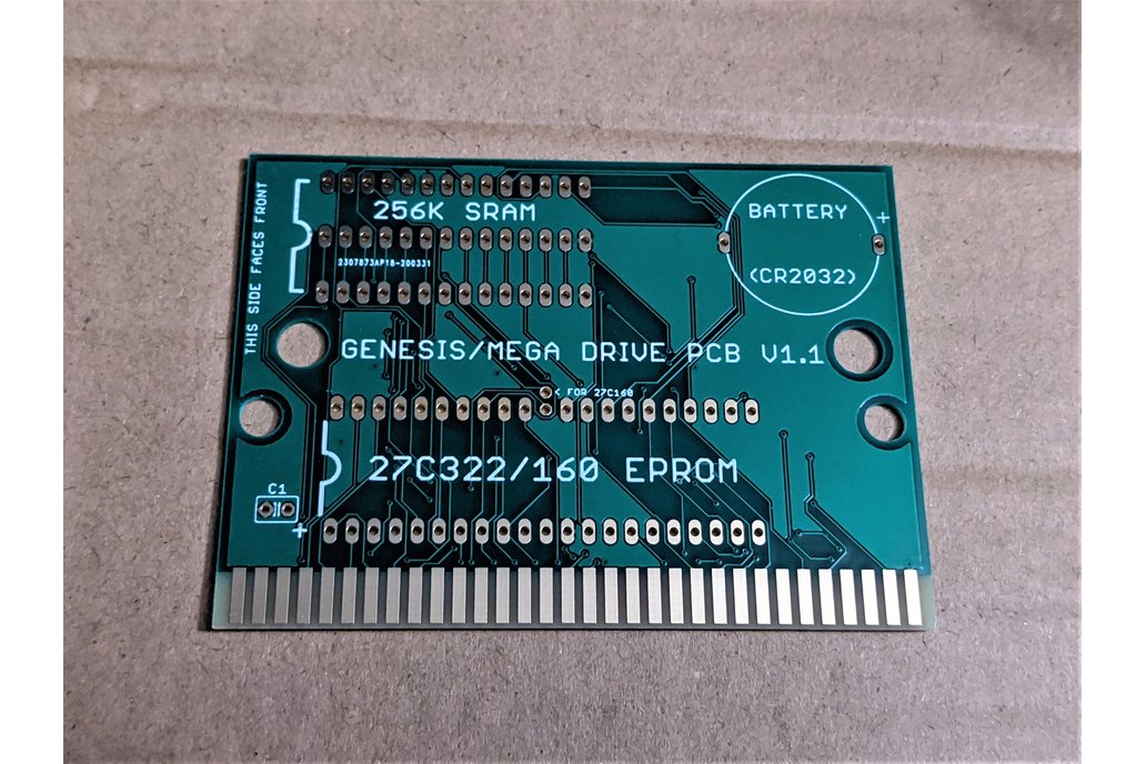Sega Genesis Mega Drive Cartridge Circuit Board From The Poor Student Hobbyist On Tindie