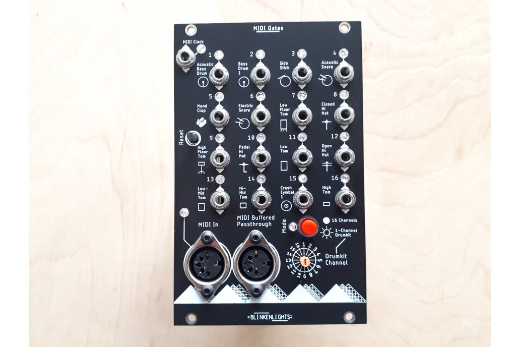 MIDI Gates Kit - Eurorack Module - 16HP 1